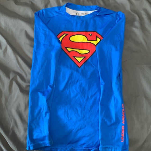 Under Armour Superman Compression Long-Sleeved Shirt - Picture 1 of 2